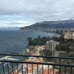 Overlooking the Mediterranean Sea in Sorrento, Italy